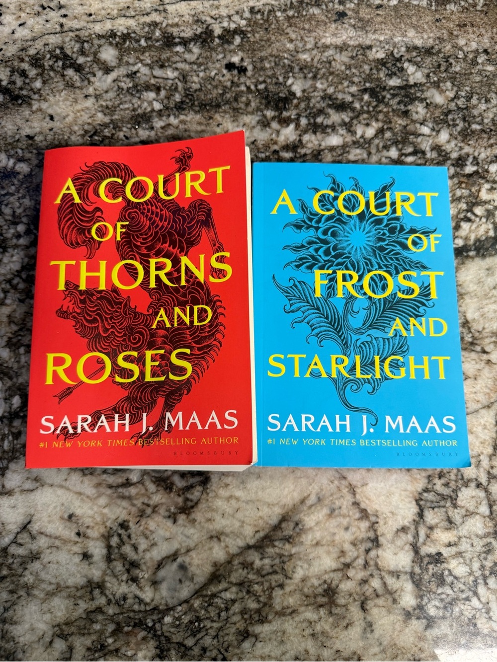 Sarah J Maas ACOTAR Lot A Court of Thorns and Roses + Frost and Starlight Paperb